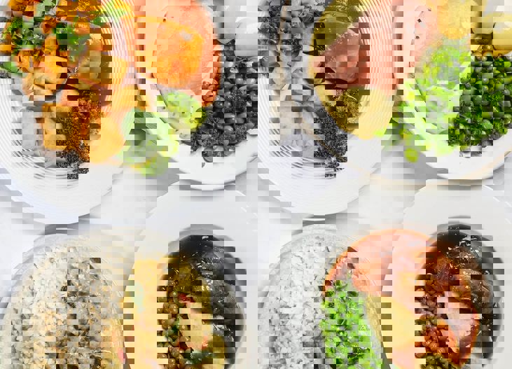 Med Steamplicity Dish Selection Portrait