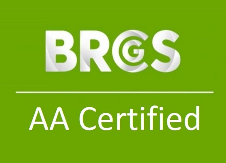 BRCGS AA Certifiedjpg