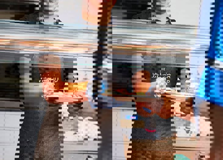 Med Royal Surrey Wellspring Restaurant Staff Member Serving Breakfast (1)